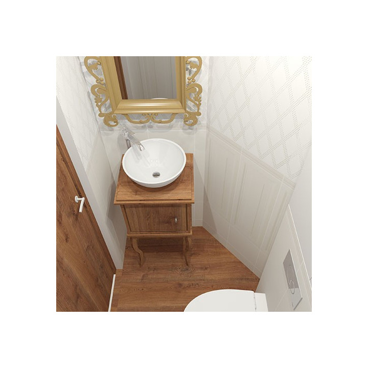 Toaleta w stylu vintage z kolekcją płytek Royal oraz Essent