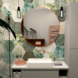 Łazienka w stylu Prowansalskim z kolekcją płytek Amazonia oraz Metallic