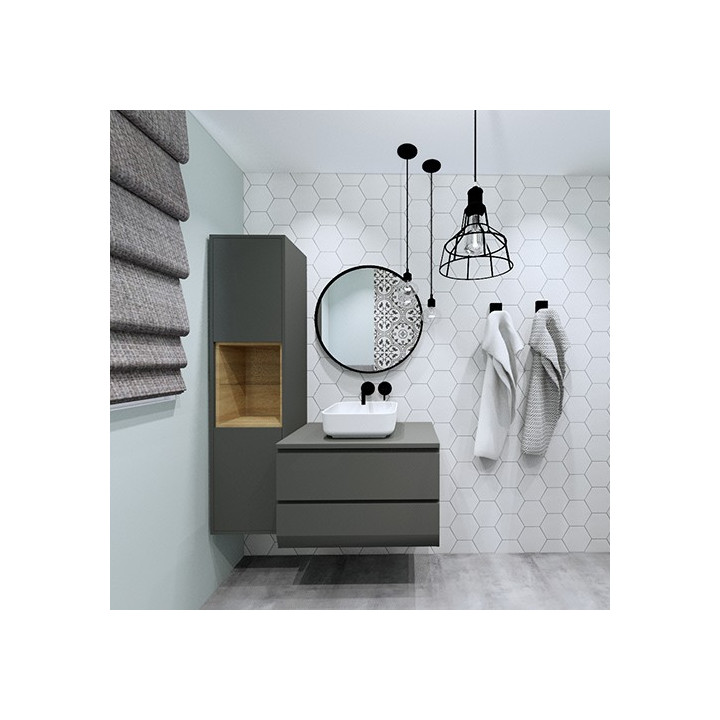 Łazienka w stylu Industrialnym z kolekcją płytek Arte oraz Limeria