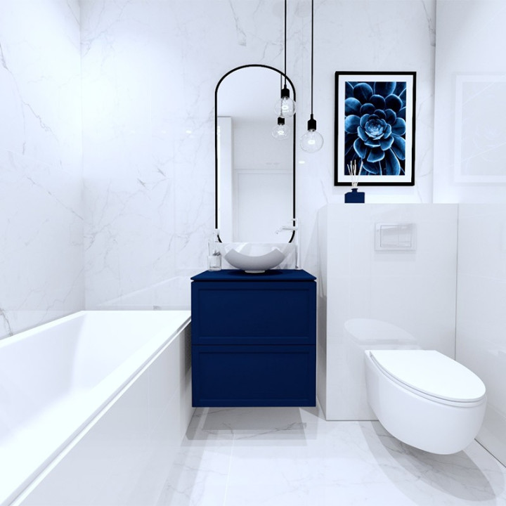 Łazienka w stylu klasycznym z kolekcją płytek Spider i Synergy