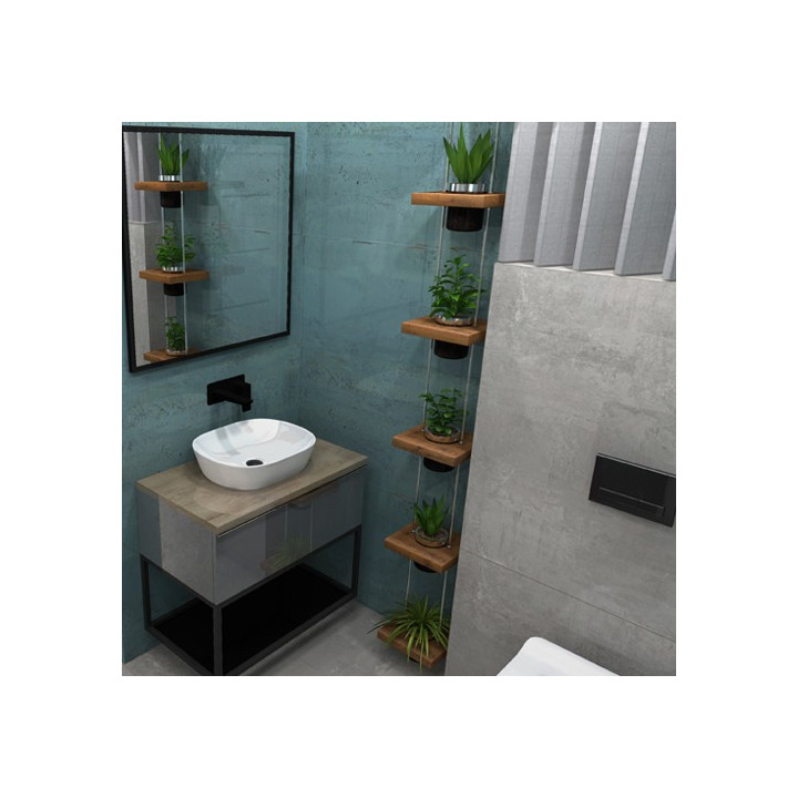 Nowoczesna łazienka z kolekcją płytek Bohemian i Metallic