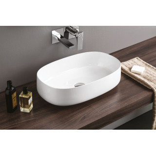 ART CERAM COGNAC UMYWALKA NABLATOWA 55X35 CM, BIAŁA COL003