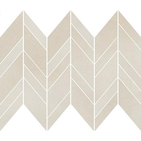 SAFARI CREAM CHEVRON MIX MOSAIC MATT 25,5X29,8 WD489-005