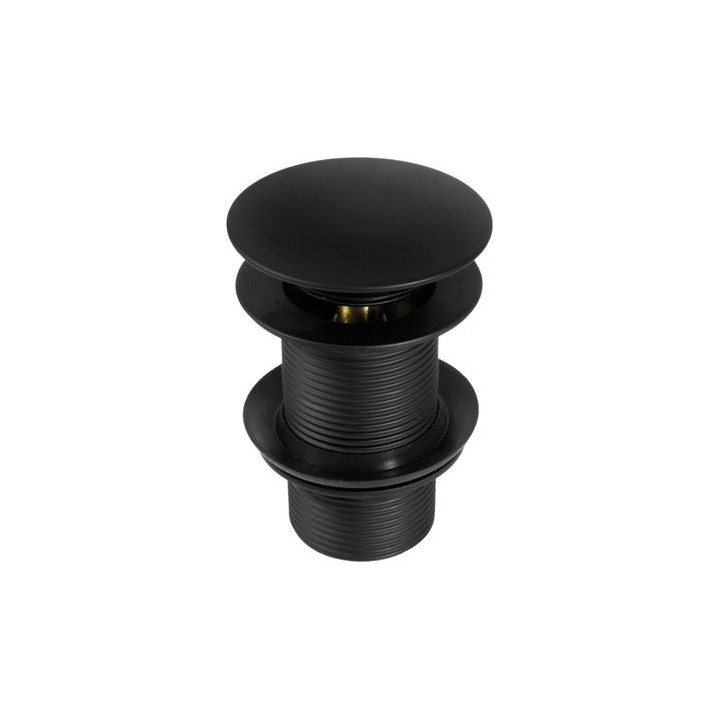 CLICK-CLACK CZARNY OKRĄGŁY BEZ PRZELEWU  B7NHC_B10A