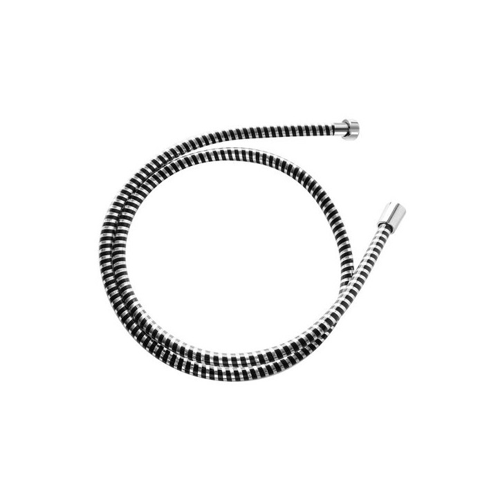 WĄŻ NATRYSKOWY PLASTYFIKOWANY NEO, 150 CM CHROM-CZARNY B7NEA_252W