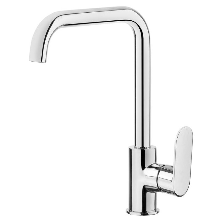 BAT. ALPINIA CHROM ZLEWOZMYWAKOWA Z PROSTOKĄTNĄ WYLEWKĄ B7BGA_063M