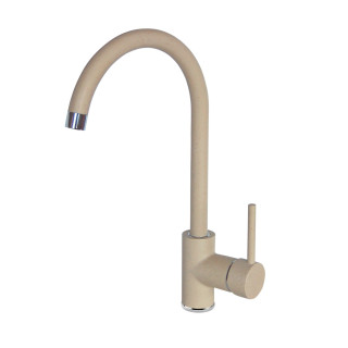 BAT. NEMEZJA PIASKOWY GRANIT ZLEWOZMYWAKOWA STOJĄCA Z WYLEWKĄ "U"   B7BEN_762M