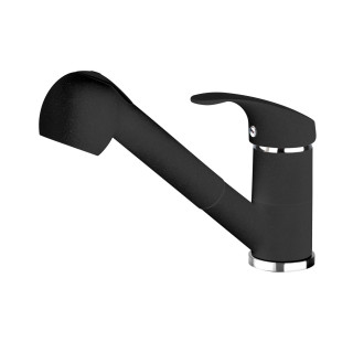 BAT. PEPE GRAFITOWY GRANIT ZLEWOZMYWAKOWA STOJĄCA Z WYCIĄGANĄ SŁUCHAWKĄ  B7BDP_271M