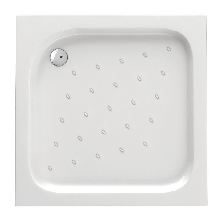 BRODZIK CORNER KWADRATOWY, AKRYLOWY, 5 CM GŁĘBOKOŚCI, KOMPAKT, 90 CM B7KTC_041B