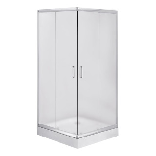 KABINA FUNKIA KWADRATOWA, SZKŁO SZRONIONE, 90X90 CM  B7KYC_641K