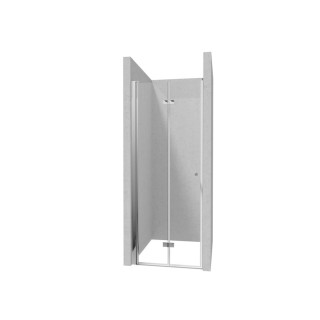 KABINA KERRIA PLUS JEDNA CZĘŚĆ CHROM SZKŁO TRANSPARETNE Z POWŁ. 80CM - NOWOŚĆ B7KTSX042P