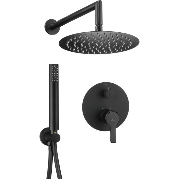 CASCADA NERO KOMPLET NATRYSKOWY PODTYNKOWY ARNIKA B7NAC_N9QP