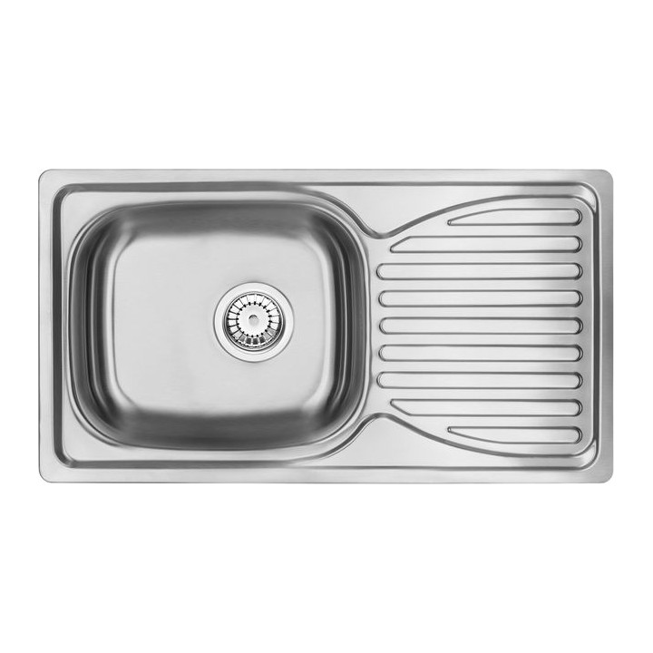 ZLEW. DOPPIO SATYNA 1K Z/O 780X430X160, 3,5" + OSPRZĘT B7ZEN_0113