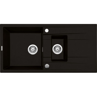 ZLEW.ERIDAN NERO GRANIT 1,5K Z/O 100X500X208+SPACE SAVER LUX ZQE_N513