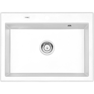 ZLEW. ERIDAN ALABASTER GRANIT 1K 700X520X197 + SPACE SAVER B7ZQE_A103