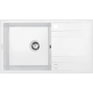 ZLEW. ERIDAN ALABASTER GRANIT 1K Z/O 860X500X190 + SPACE SAVER B7ZQE_A113