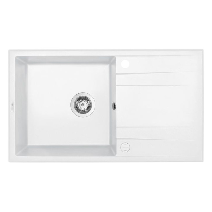 ZLEW. ERIDAN ALABASTER GRANIT 1K Z/O 860X500X190 + SPACE SAVER B7ZQE_A113