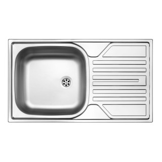 ZLEW. LEGATO DEKOR 1K Z/O 760X435X145, 2" + OSP B7ZEL_3110