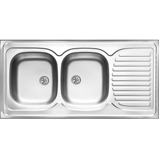 ZLEW. TANGO SATYNA 2K Z/O 1200X600X140, 2" + OSP B7ZE6_0210