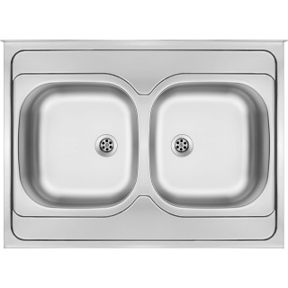 ZLEW. TANGO SATYNA 2K B/O 800X600X140, 2" + OSP B7ZM6_020N