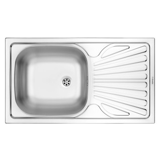 ZLEW. TECHNO DEKOR 1K Z/O 760X435X150, 2" + OSP B7ZMU_3110