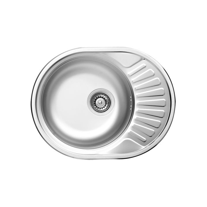 ZLEW. TWIST SATYNA 1K Z/O 580X445X160, 3,5" + OSP B7ZEU_011C