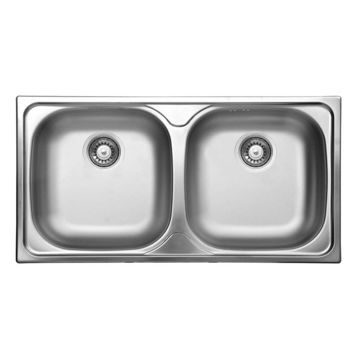 ZLEW. XYLO DEKOR 2K B/O 780X435X150, 3,5" + OSP B7ZEX_3203