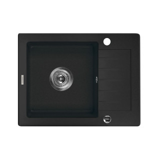 ZLEW. ZORBA GRAFITOWY GRANIT 1K Z/KO 580X440X160, 3,5" + OSP B7ZQZ_211A