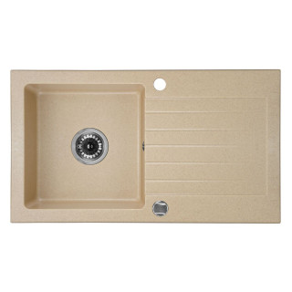 ZLEW. ZORBA PIASKOWY GRANIT 1K Z/O 760X440X150, 3,5" + OSP B7ZQZ_7113