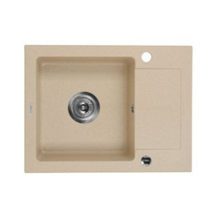 ZLEW. ZORBA PIASKOWY GRANIT 1K Z/KO 580X440X160, 3,5" + OSP B7ZQZ_711A