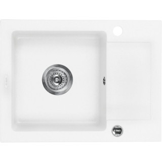 ZLEW. ZORBA ALABASTER GRANIT 1K Z/KO 580X440X160, 3,5" + OSP B7ZQZ_A11A