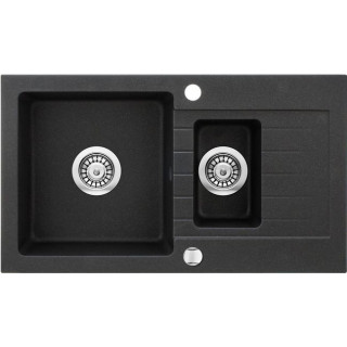 ZLEWOZMYWAK ZORBA GRAFIT METALIK GRANIT 1,5 K Z/O 760X440X164 3,5 "+OSPRZĘT ZQZ_G513