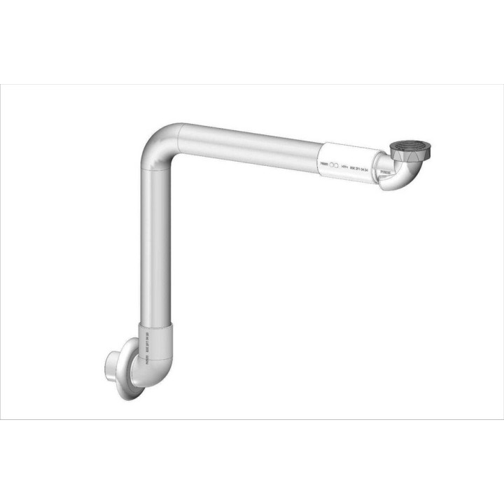 PUM SYFON UMYW. Z RURĄ SZTYWNĄ CHROM INPU.8075537P.CR