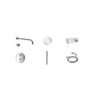 ZESTAW PRYSZNICOWO/WANNOWY PODTYNKOWY FROST AREX.4400CR