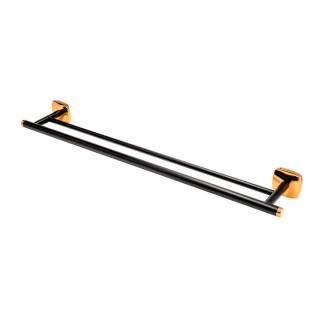 MERIDA WIESZAK PODWÓJNY NA RĘCZNIK RÓŻOWE ZŁOTO - CZARNY FD6-MRD02-25