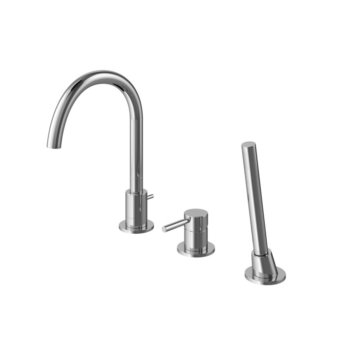 ROXIN BATERIA WANNOWA 3-OTWOROWA (SŁUCHAWKA POCHYŁA) QB241R