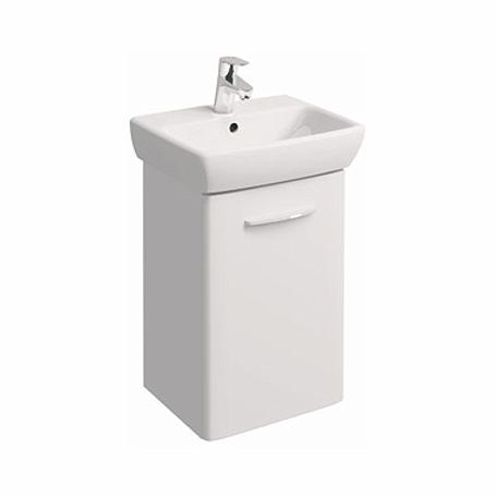 NOVA PRO Zestaw umywalka 45cm standardowa + szafka biały połysk  M39024000