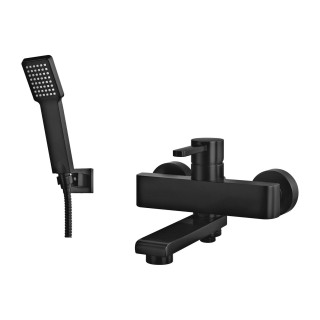 DARLING BATERIA WANNOWA Z ZESTAWEM PRYSZNICOWYM, CZARNY DA5031BL