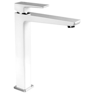 PARMA BATERIA UMYWALKOWA WYSOKA, CHROM & BIAŁY POŁYSK  PM7412CRB