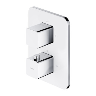 PARMA TERMOSTATYCZNA BATERIA WANNOWA, CHROM & BIAŁY POŁYSK       PM7436CRB