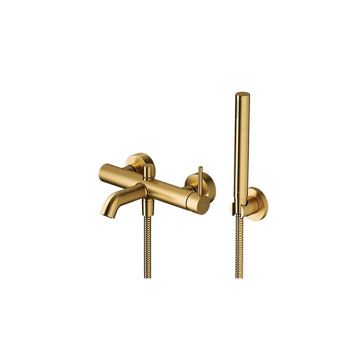 BATERIA WANNOWA Z ZESTAWEM PRYSZNICOWYM ZŁOTY SZCZOTKOWANY Y1231GLBY