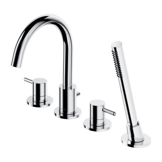 Y BATERIA WANNOWA 4-OTWOROWA, CHROM       Y1232CR