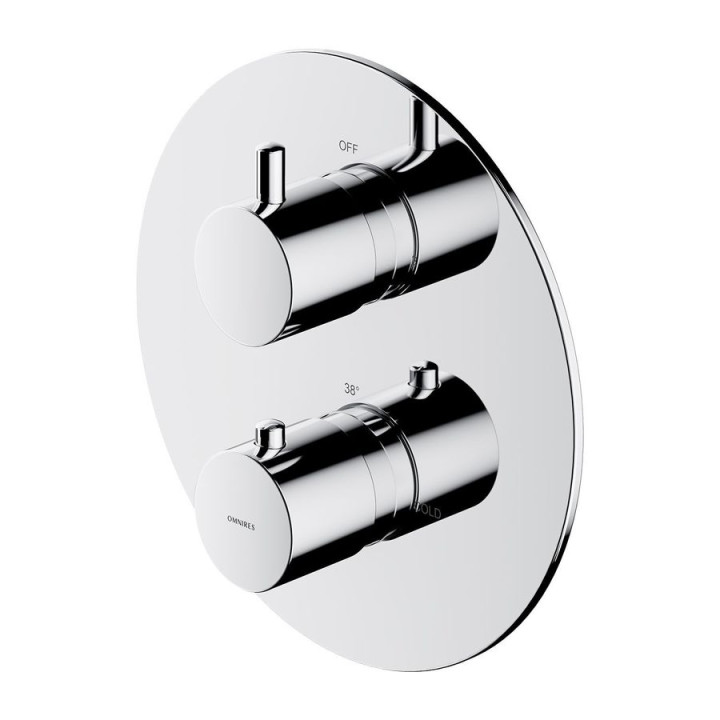 TERMOSTATYCZNA BATERIA Y1236ROCR PRYSZNICOWO-WANNOWA PODTYNKOWA ELEMENT NATYNKOWY CHROM