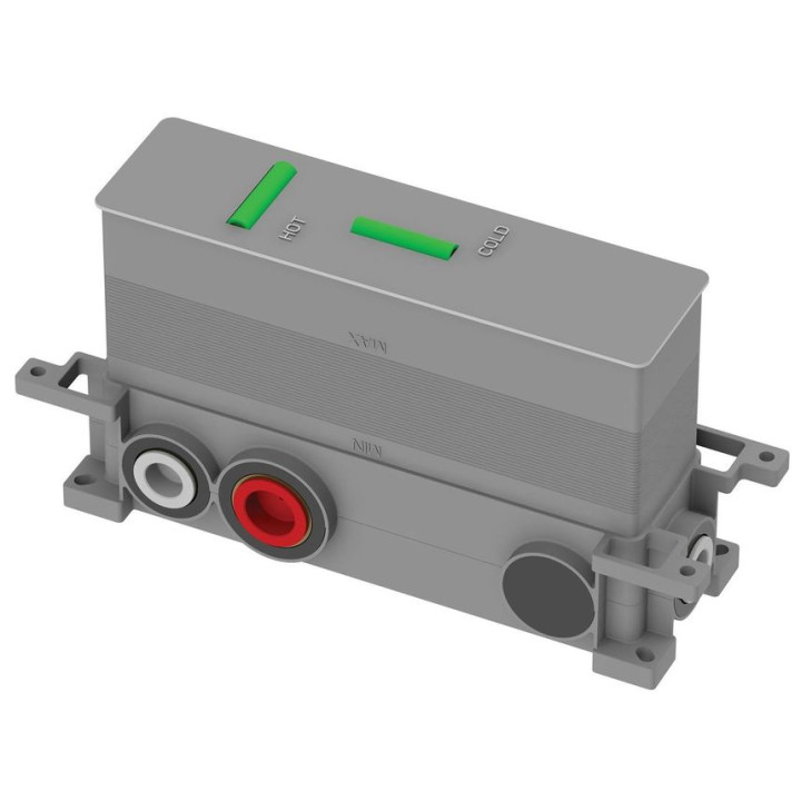 ELEMENT PODTYNKOWEJ TERMOSTATYCZNEJ BATERII 3-WYJŚCIOWEJ BOXTE3F