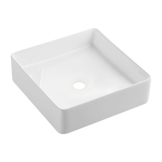 PASADENA UMYWALKA NABLATOWA, 36X36CM, BIAŁY POŁYSK       PASADENA360BP