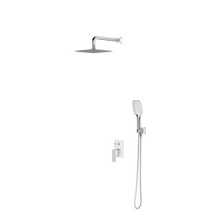 PARMA SYSTEM PRYSZNICOWY PODTYNKOWY, CHROM & BIAŁY POŁYSK       SYSPM16ACRB