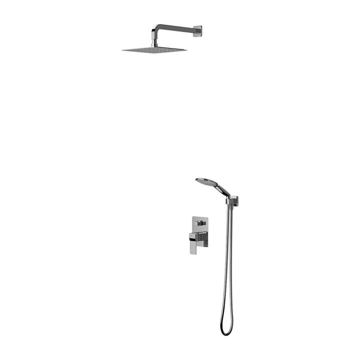 SLIDE SYSTEM PRYSZNICOWY PODTYNKOWY, CHROM       SYSSL10CR