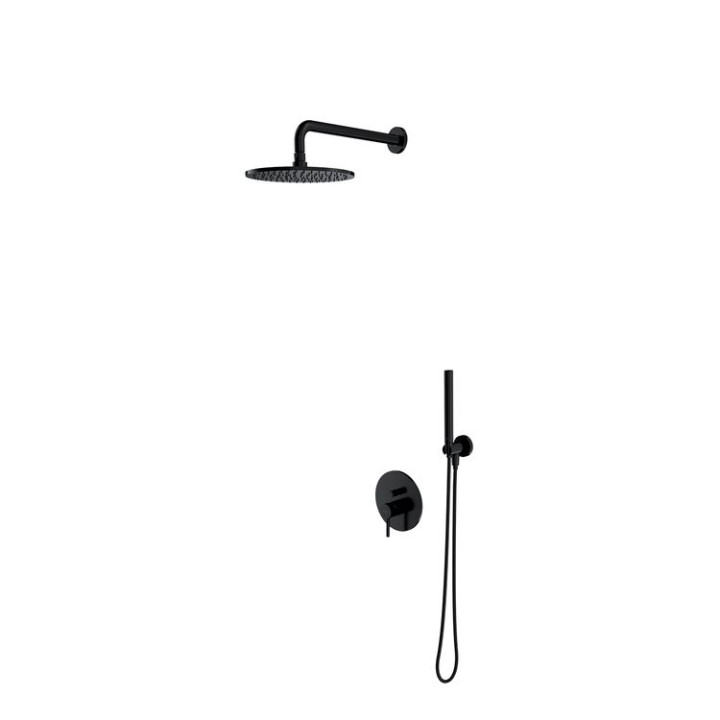 Y SYSTEM PRYSZNICOWY PODTYNKOWY, CZARNY       SYSY18BL