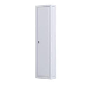 MONTEBIANCO Szafka wysoka boczna 40 cm,jedne drzwi, kolor: biały mat,OR47-SB1D-40-2