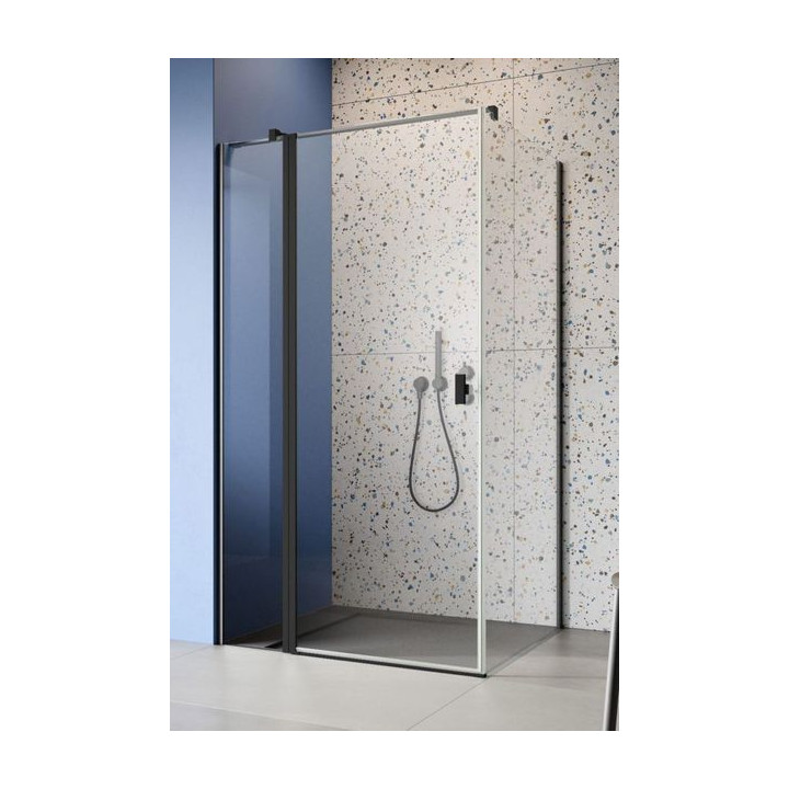 NES BLACK KDJ II DRZWI 120 LEWE CZARNY/PRZEJRZYSTE 10032120-54-01L